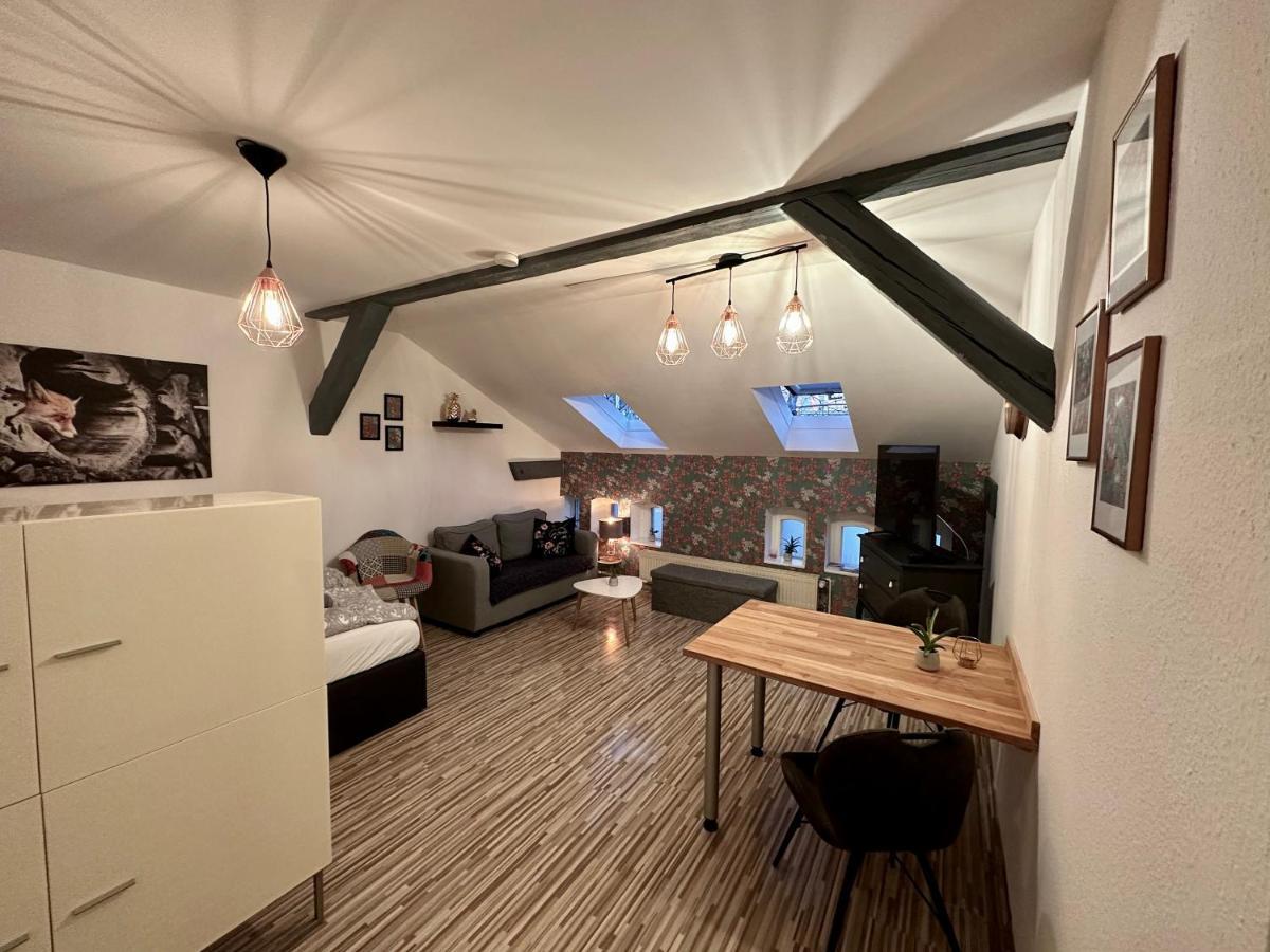 Apartment Zum Roten Fuchs Inkl. Parkplatz エアフルト エクステリア 写真