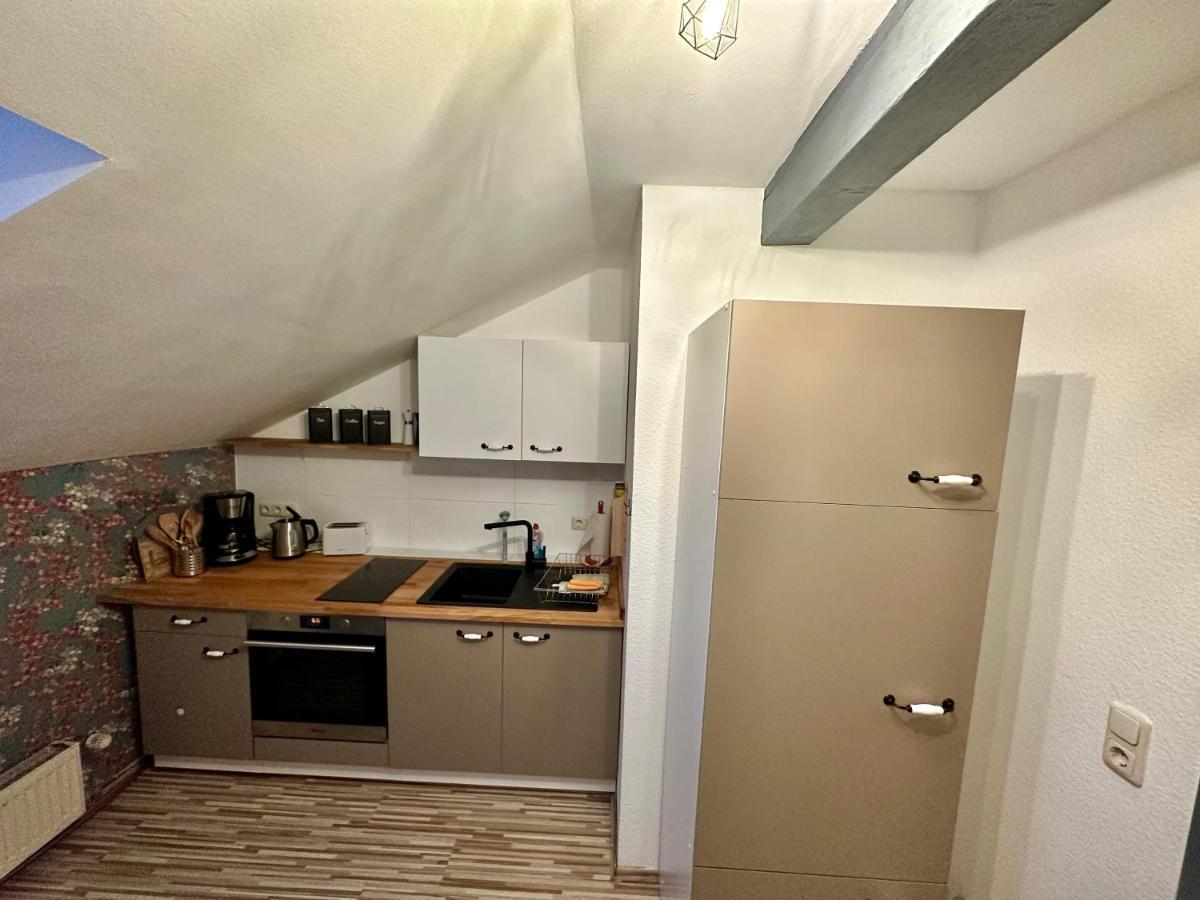 Apartment Zum Roten Fuchs Inkl. Parkplatz エアフルト エクステリア 写真